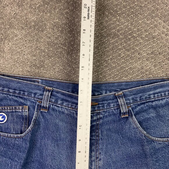 Y2K G Unit Denim Jean Shorts Men's Size 38 Blue Baggy Cotton Vintage Carpenter - Picture 12 of 15